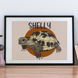 Personalised Reptile Pet Portrait, DOWNLOAD ONLY, Custom Digital Illustration, Tortoise, Dragon, New Pet Gift, Pet Birthday, Pet Memorial