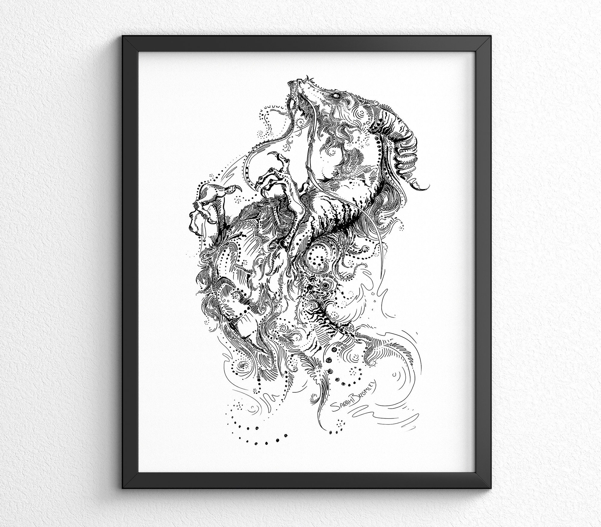 sketch drawing of beautiful fantasy creatures sketch  Stable Diffusion   OpenArt