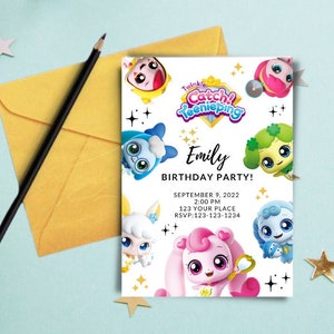 Digital Teenieping Birthday invitation | Teenieping invites | E-invite | Digital invite | Card Invite | Girl Birthday