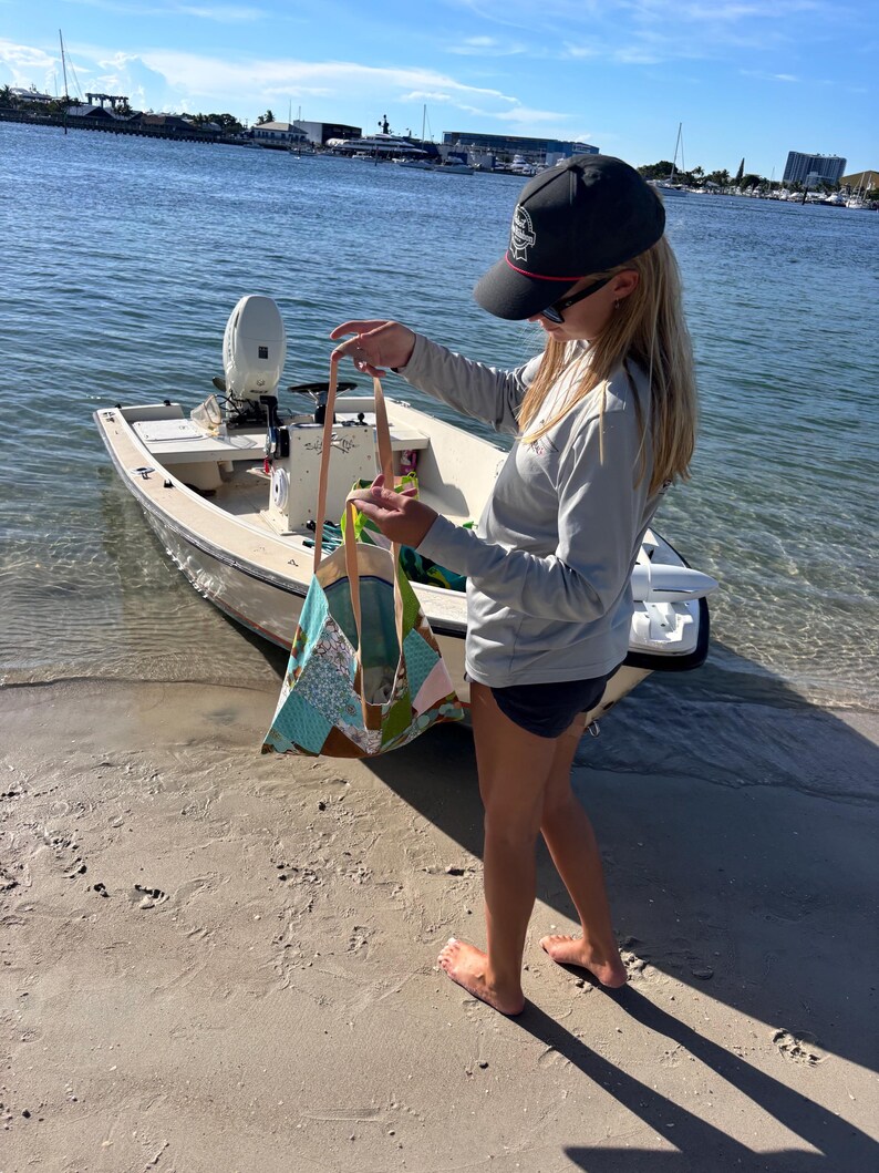 Patchwork Tote/Beach Bag Bild 1