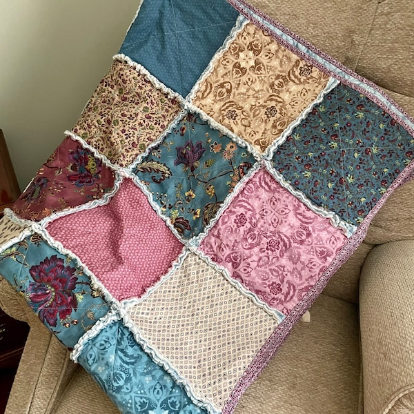 Queen Size Rag Quilt Etsy