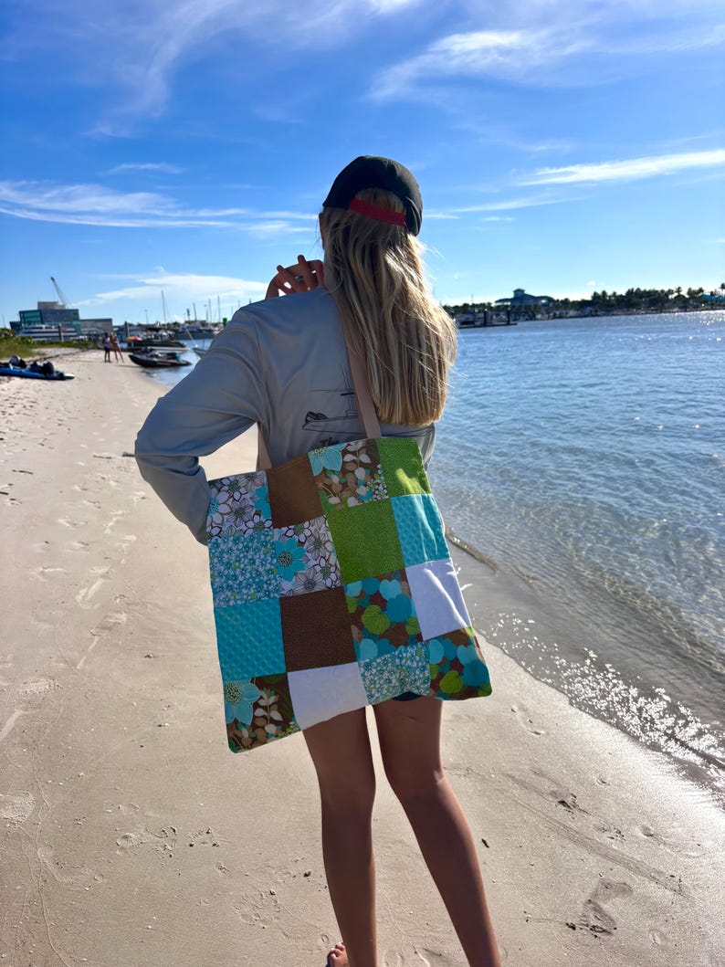 Patchwork Tote/Beach Bag Bild 2