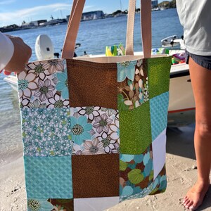Patchwork Tote/Beach Bag Bild 4