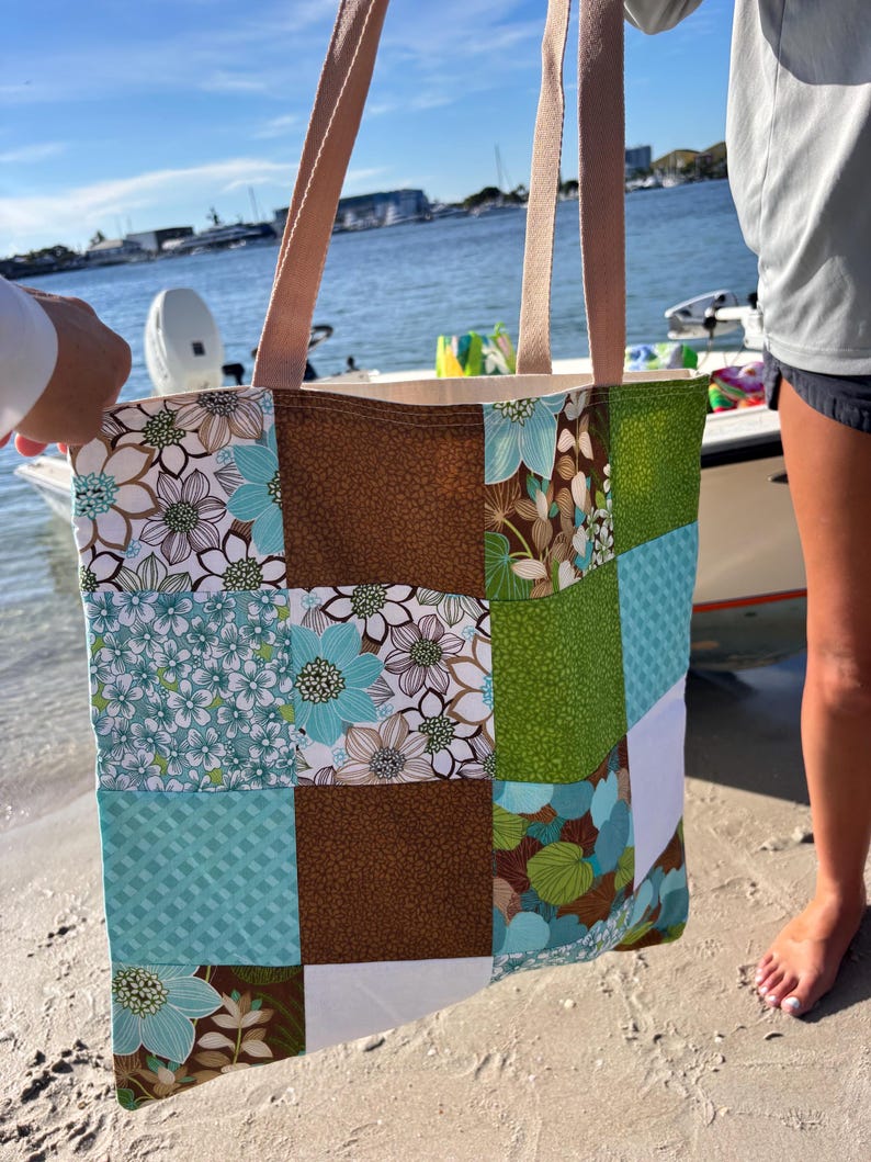 Patchwork Tote/Beach Bag Bild 4
