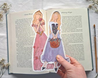 Prinzessin Aurora Lesezeichen | Lesezeichen Lesezeichen Dornröschen | Aurora Geschenk für Mädchen, Dornröschen | Dornröschen Lesezeichen für Mädchen