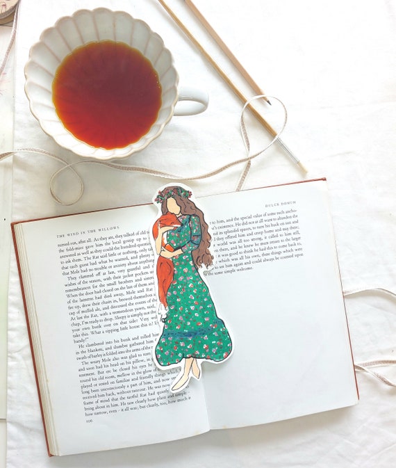 Cottagecore Fox Bookmark, Fairytale Bookmark Animal Lover Gift, Watercolor Fox Art Bookmark for Fox Lovers, Whimsical Bookmark for Her