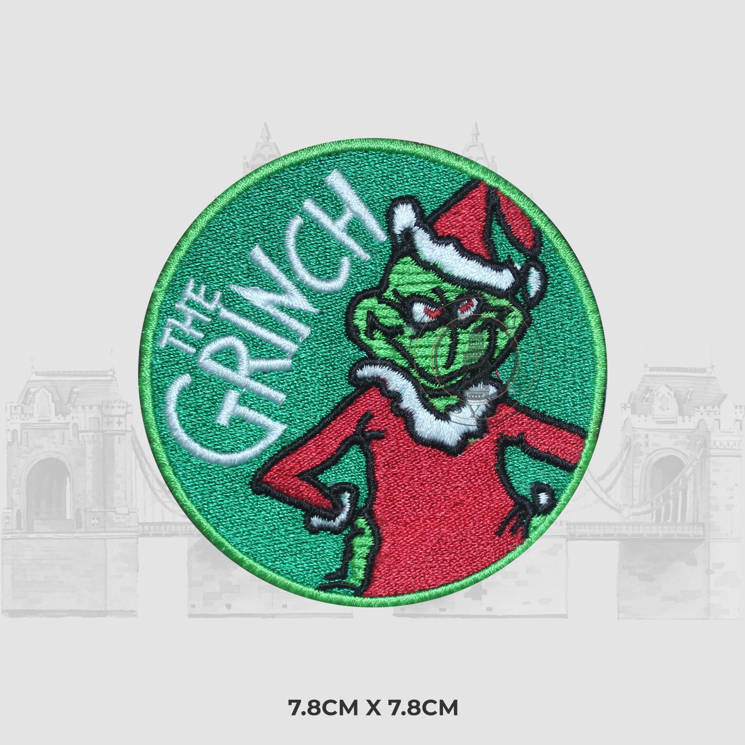 Grinch Patch Super Hero Movie Iron on Patch Sew on Patch Etsy UK