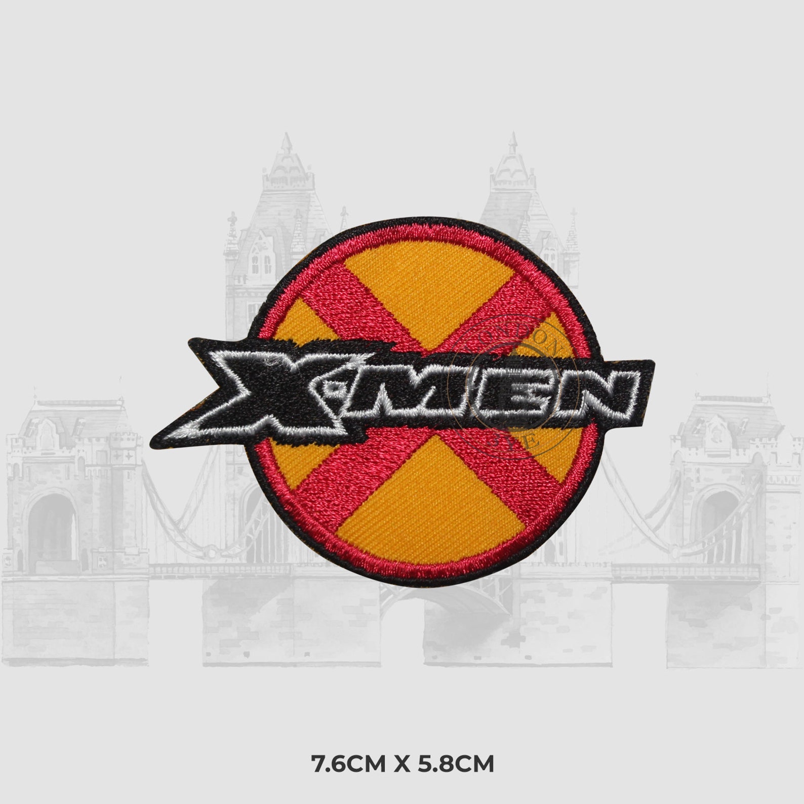 XMen Super Hero Movie Iron On Patch Sew On Patch Embroidered Etsy