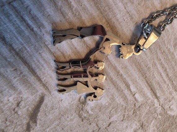 Mother Child Pendant Vintage View 2