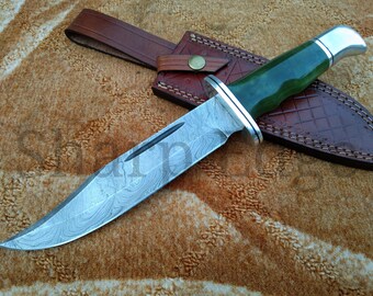 Hand Forged Buck Knife Bowie Knife Hunting & Camping Knives Razor Sharp Edge Blade Gift For Boyfriend Gift For Father Gift For Every One