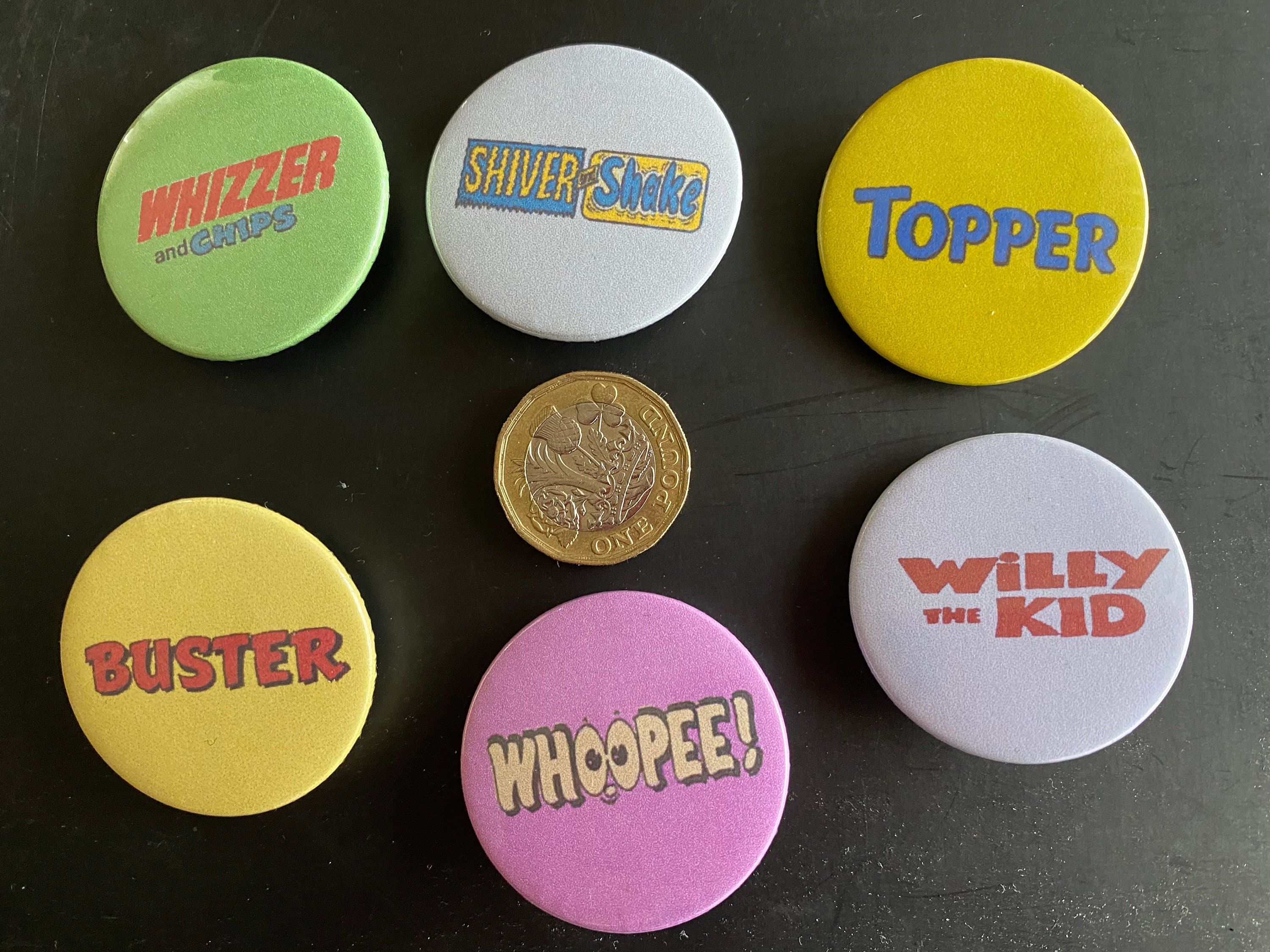 Comics Code Badge UK Children's Comics Badge Set - Etsy UK
