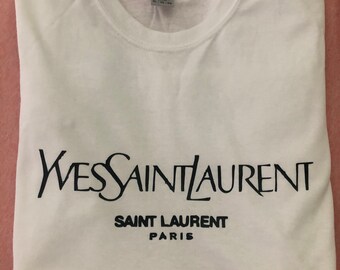Saint Laurent Saint Laurent Signature T Shirt Ysl Com
