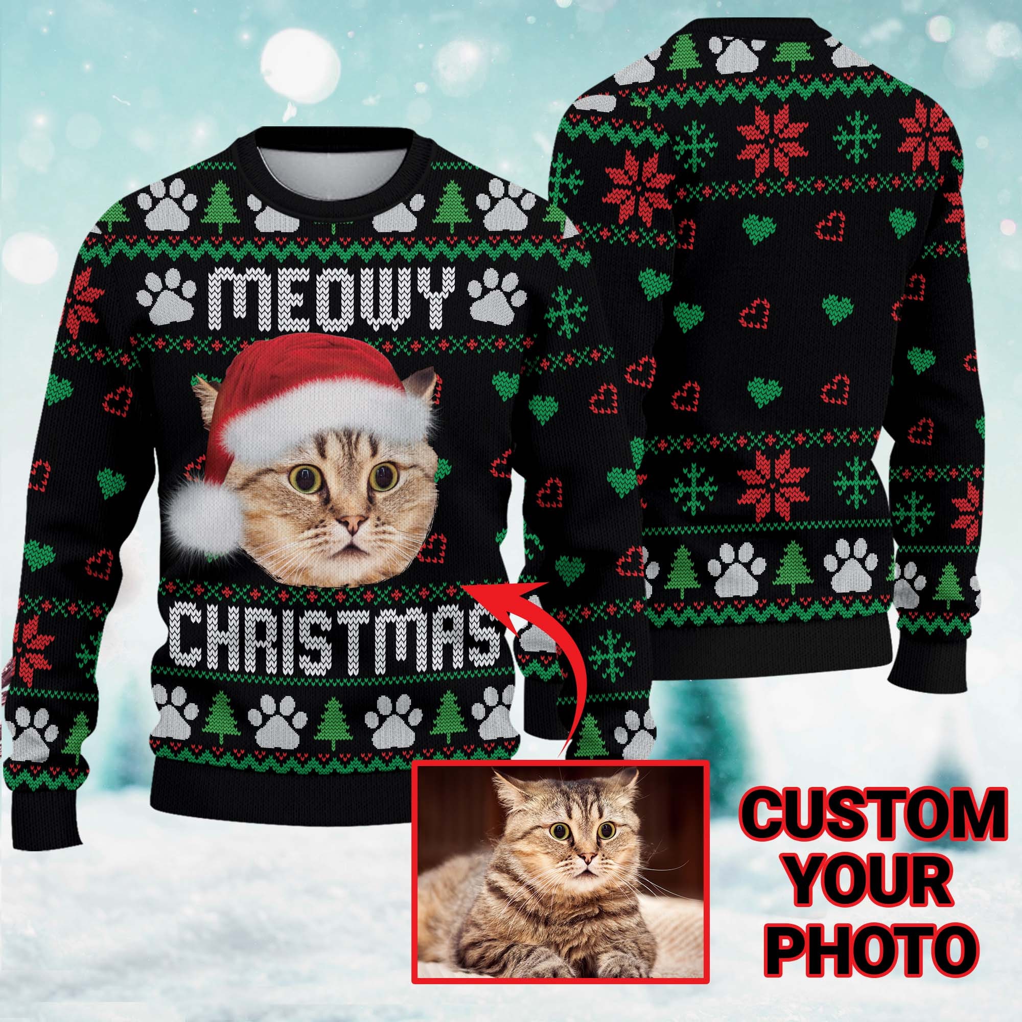 CustomCat Pittsburgh Penguins Vintage NHL Ugly Christmas Sweater White / 3XL