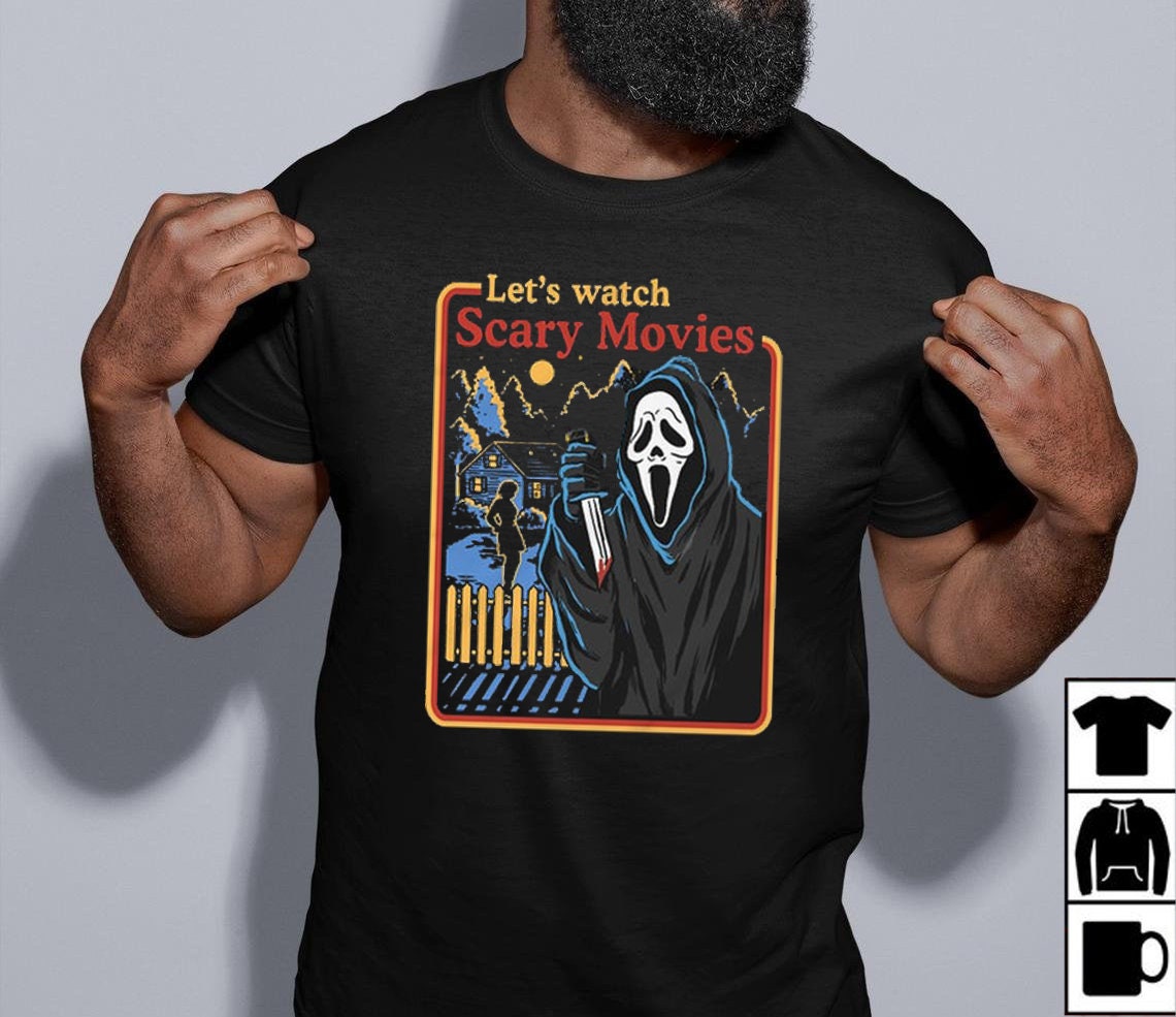 watch horror movies t shirt