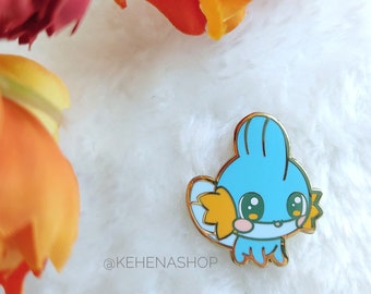 Mudkip hård emaljnål