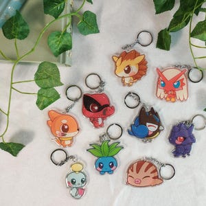Keychain - Blaziken - Buizel - Sandslash - Chimecho - Oddish - Swinub - Krookodile - Corviknight - Rookidee