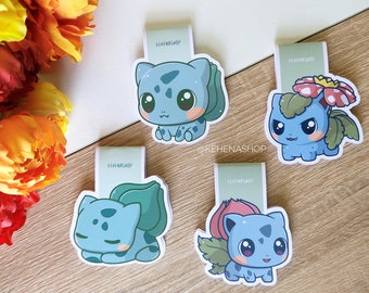 Magnetic Bookmark: Bulbasaur, Ivysaur, Venusaur