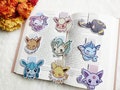Eeveelution Magnetic Bookmarks | Eevee, Sylveon, Umbreon, Espeon, Vaporeon, Flareon, Jolteon, Glaceon, Leafeon product logo