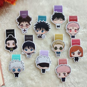 Magnetic Bookmarks | Gojo, Geto, Nanami, Yuji, Megumi, Choso, Nobara, Toji, Sukuna, Yuta