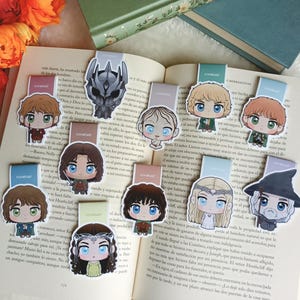 Puede incluir: Un conjunto de 10 marcadores de colores con personajes de El Señor de los Anillos. Los marcadores están hechos de cartulina resistente y presentan una variedad de personajes, incluyendo Gandalf, Frodo y Aragorn. Cada marcador tiene un diseño único y es perfecto para cualquier fan de El Señor de los Anillos.