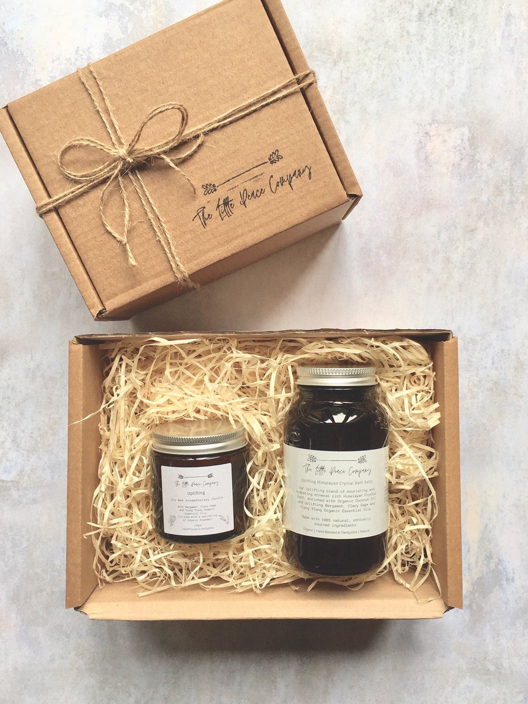 Pick Me Up Self Care Gift Set - Little Peace Duo Box - Soy Wax ...
