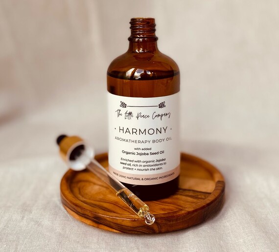 Harmony Aromatherapy Body Oil 100ml - Jojoba oil | Vegan skincare | Massage oils