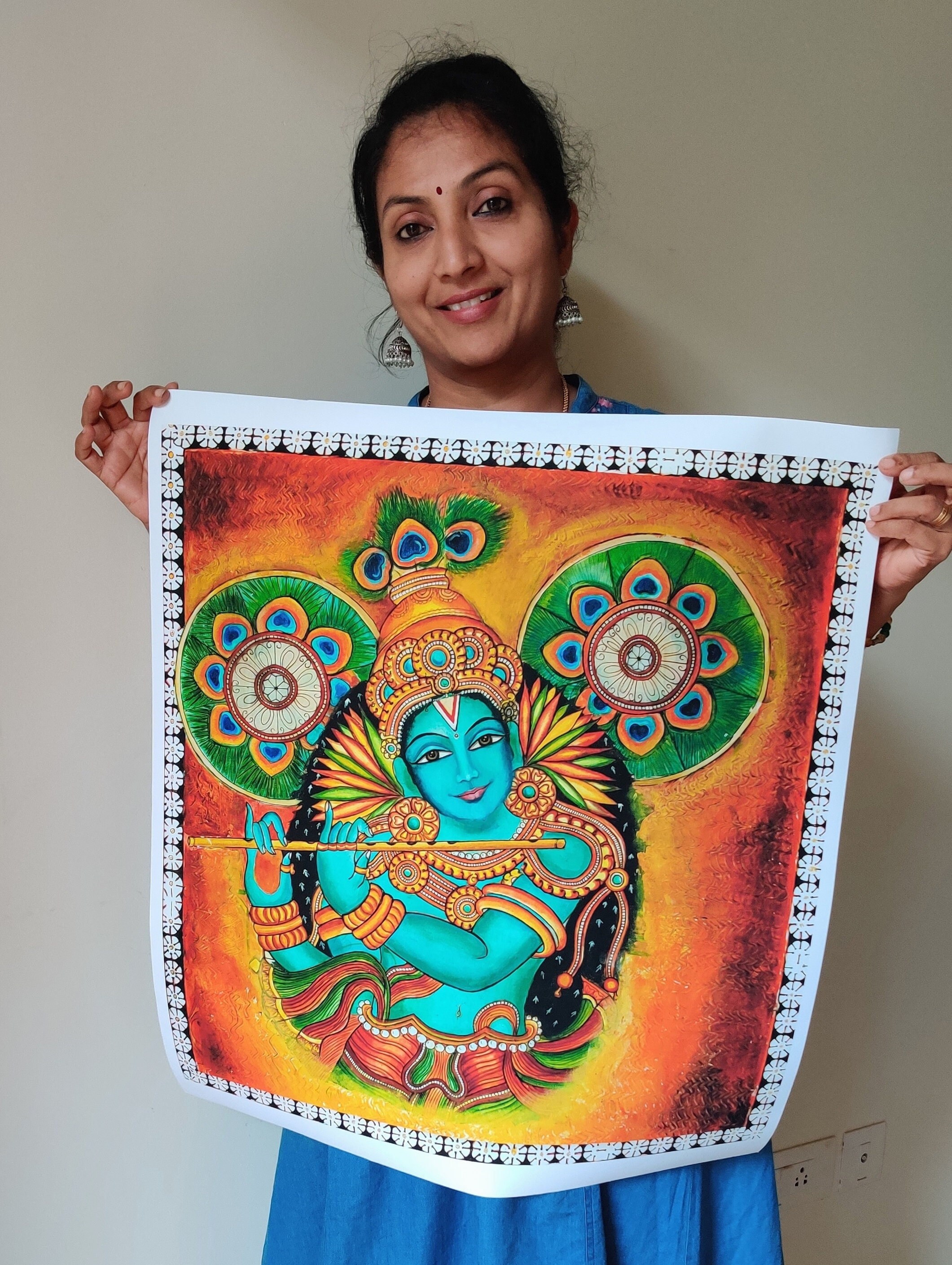 Kerala Mural Paintings Sketches