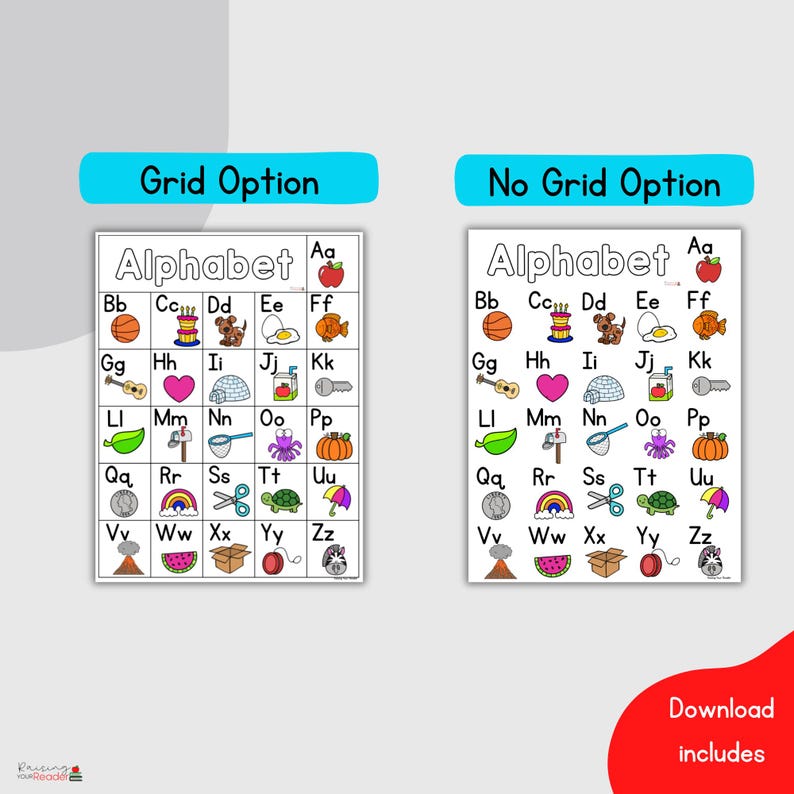 Alphabet Chart: Letter Activity for Toddlers (digital Download) - Etsy