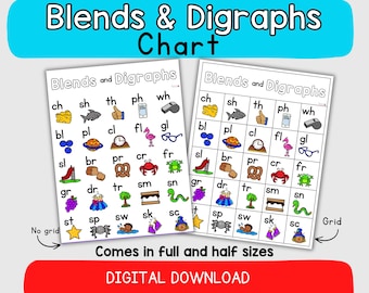 Tabla de mezclas y dígrafos