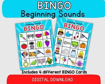 Bingo de Sonidos Iniciales