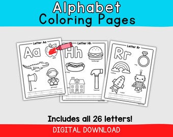 Alphabet Coloring Pages