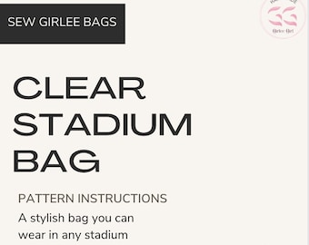 Clear Stadium Bag Pattern