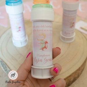Bolle di sapone piccolo principe