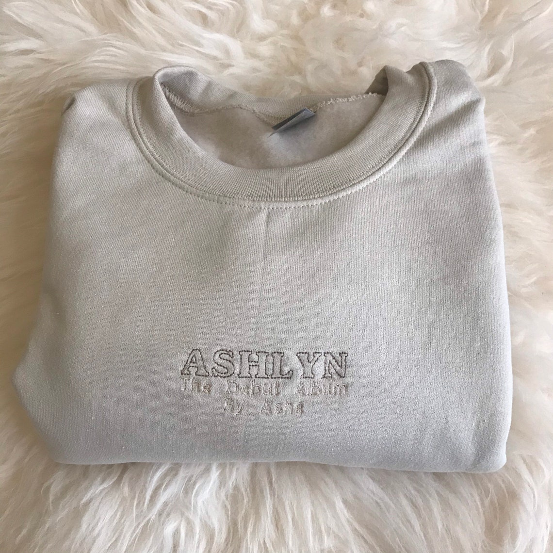 Ashlyn the Debut Album by Ashe Long Sleeve Crewneck Sweatshirt - Etsy