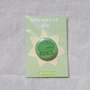 Frog Button Badge
