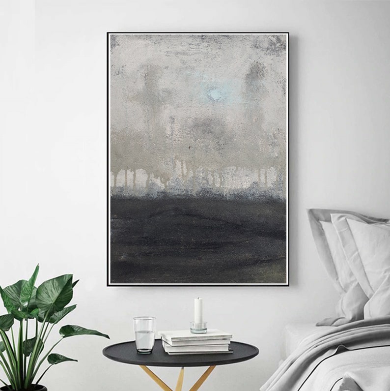 Modern Art Paintings for Officeoriginal Minimal Artworkextra Etsy