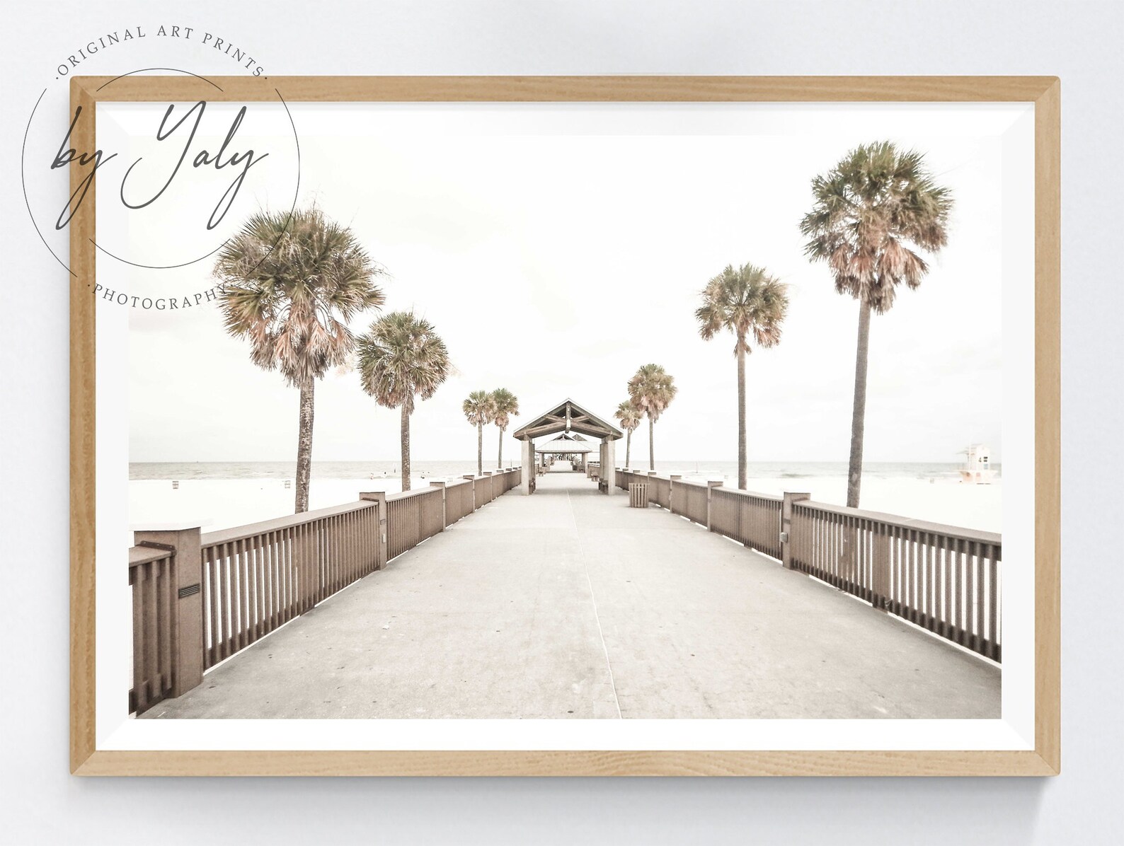 Pier 60 Clearwater Beach Art Print, Beach Printable Art, Beach