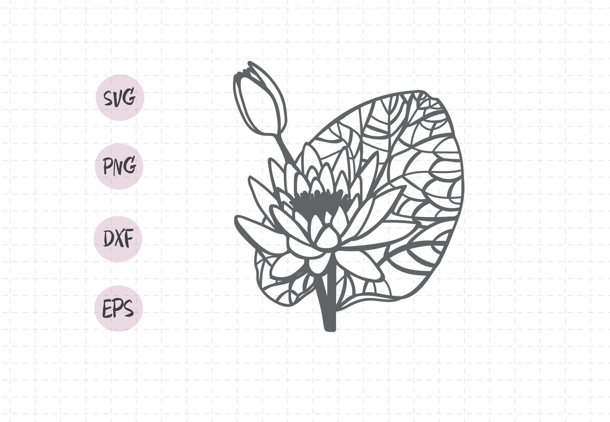 Free Free 256 Lotus Flower Svg File SVG PNG EPS DXF File