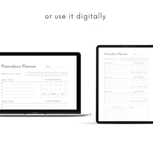 Printable Pomodoro Planner Bundle Printable Pomodoro Method - Etsy