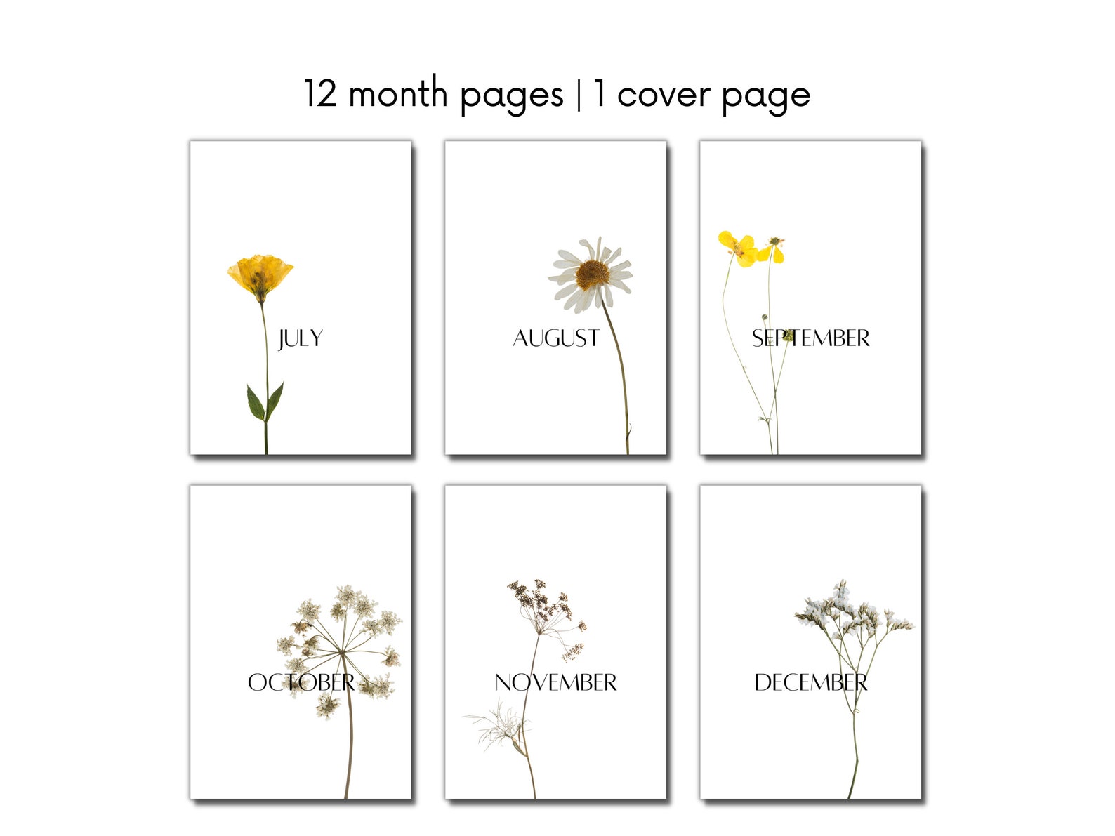 Planner Covers Printable Letter Download Planner Cover Inserts - Etsy