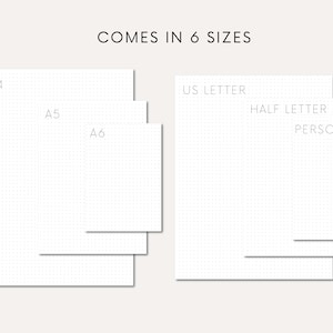 Dot Grid Printable A4 Dotted Grid Paper Download Dotgrid Paper A5 ...