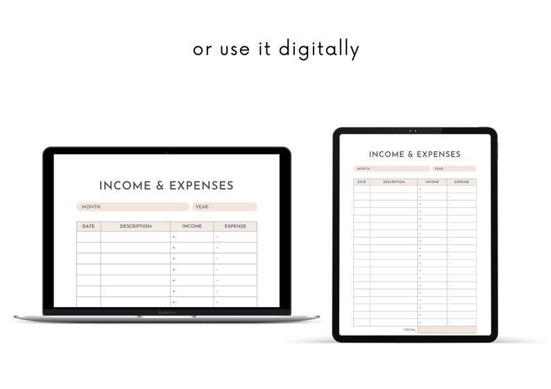 Budget Tracker Printable Budget Bundle Monthly Budget Tracker Download ...