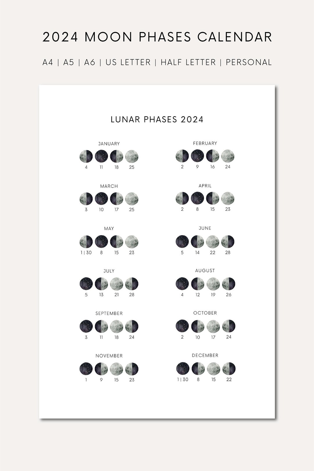 2024 Moon Phases United Statesman Epaper Enid Odelia