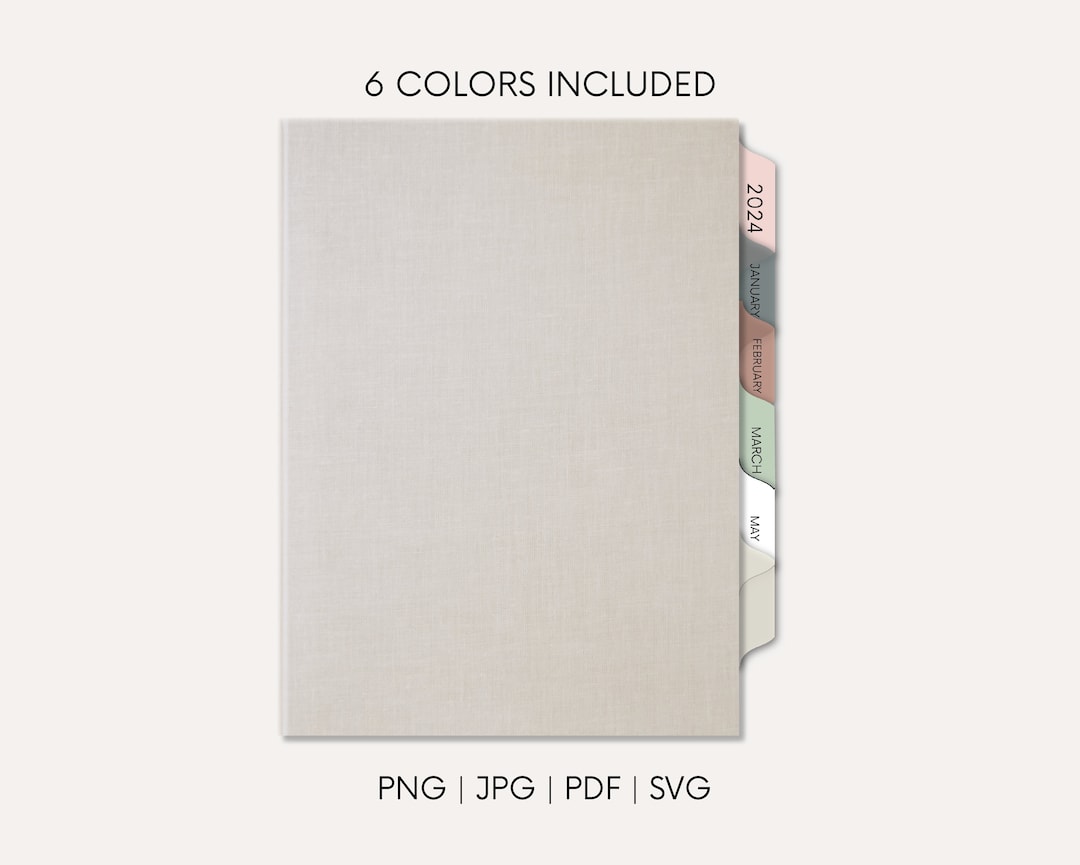 Printable Planner Tabs Instant Plotting Download Digital Etsy