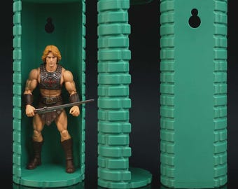 Castle tower display shelf/case