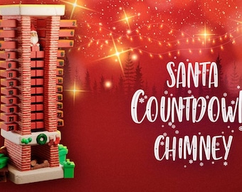 Santa Christmas Countdown Chimney