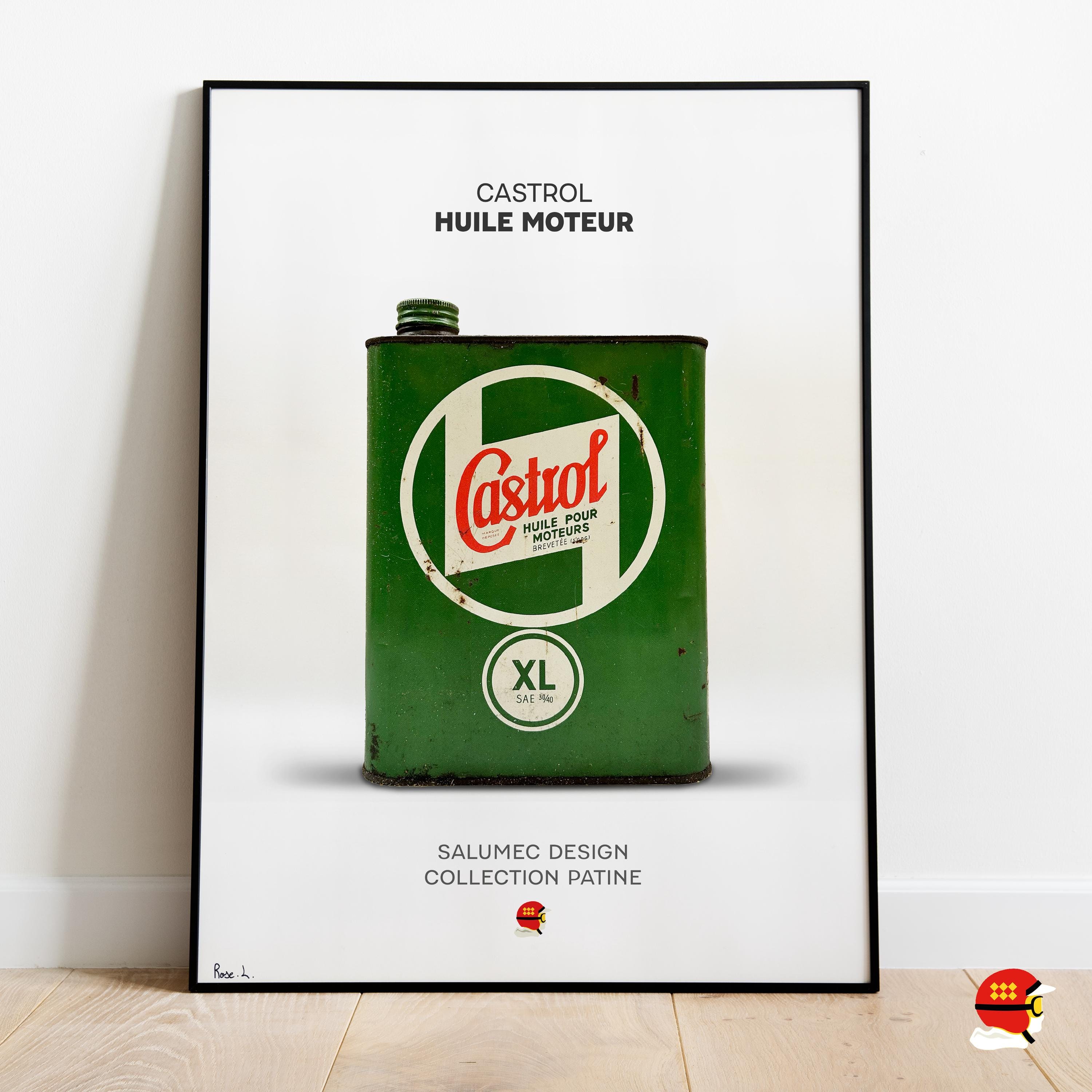 Vintage Oil Can Poster | Retro Garage Decor Poster | Wall Art Print - Etsy