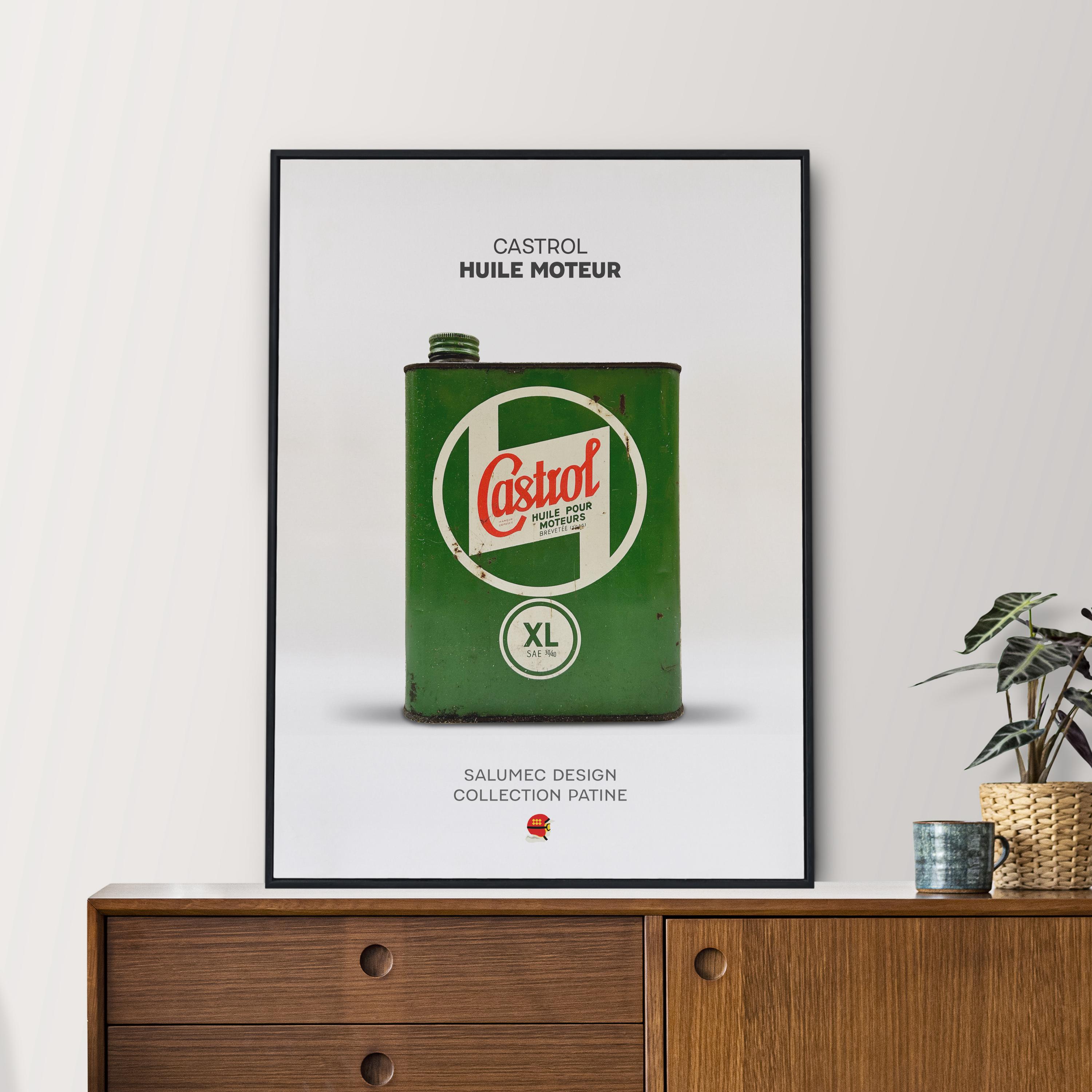 Vintage Oil Can Poster | Retro Garage Decor Poster | Wall Art Print - Etsy