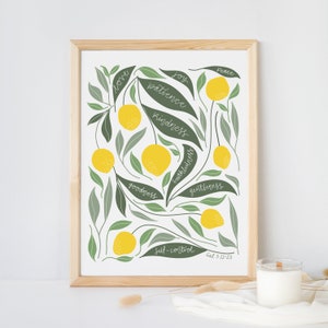 Fruits of the Spirit Print: Galatians 5 Christian Art (Digital Download)