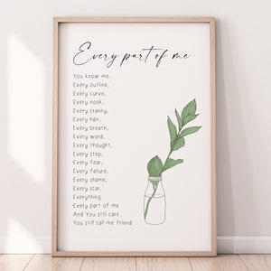 Christliche Poesie Print | Christliches Gedicht | Christliche Kunst Moderne | Christliches Dekor | Christliche Kunstdrucke | Digitaler Download